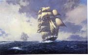unknow artist Seascape, boats, ships and warships.97 oil painting picture wholesale